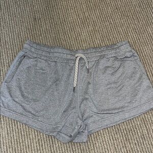 Vuori Heather Gray Women's Athletic Shorts